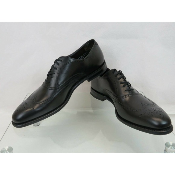 NIB CHURCH'S BY PRADA WILSON BLACK LEATHER WINGTIP PERFORATE OXFORDS 12 US 13 - Picture 6 of 9